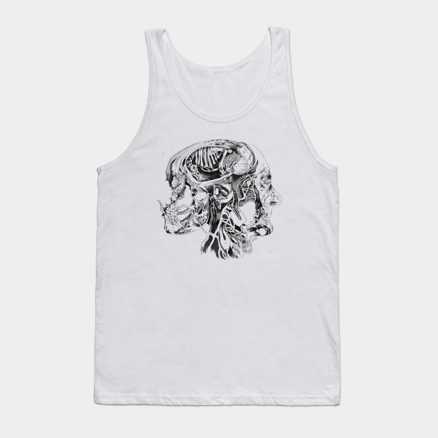 Anatomical Deconstruction Tank Top by U666O